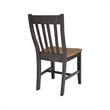 International Concepts Set of Two Cafe Dining Chairs in Hickory