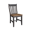 International Concepts Set of Two Cafe Dining Chairs in Hickory