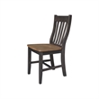 International Concepts Set of Two Cafe Dining Chairs in Hickory
