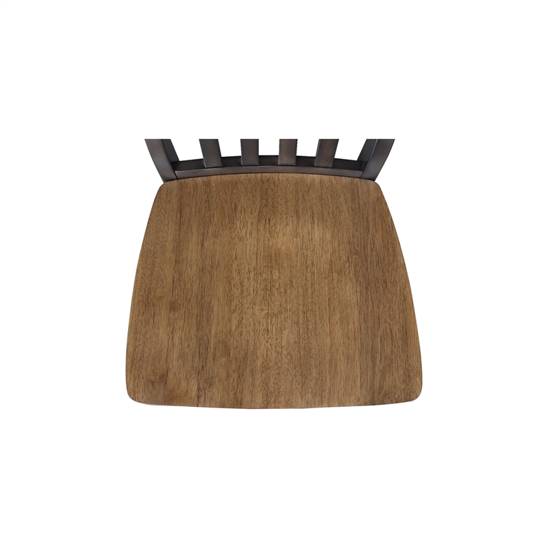 International Concepts Set of Two Cafe Dining Chairs in Hickory