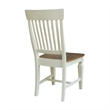 International Concepts Set of Two Vista Slat Back Dining Chairs