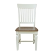 International Concepts Set of Two Vista Slat Back Dining Chairs