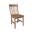 International Concepts Set of Two Cafe Dining Chairs - Hickory