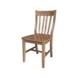 International Concepts Set of Two Cafe Dining Chairs - Hickory