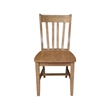 International Concepts Set of Two Cafe Dining Chairs - Hickory