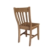 International Concepts Set of Two Cafe Dining Chairs - Hickory