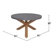 Outdoor 5 Piece Teak Patio Furniture Set with a Table and 4 Chairs