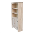 International Concepts Solid Wood Shaker Bookcase - 60