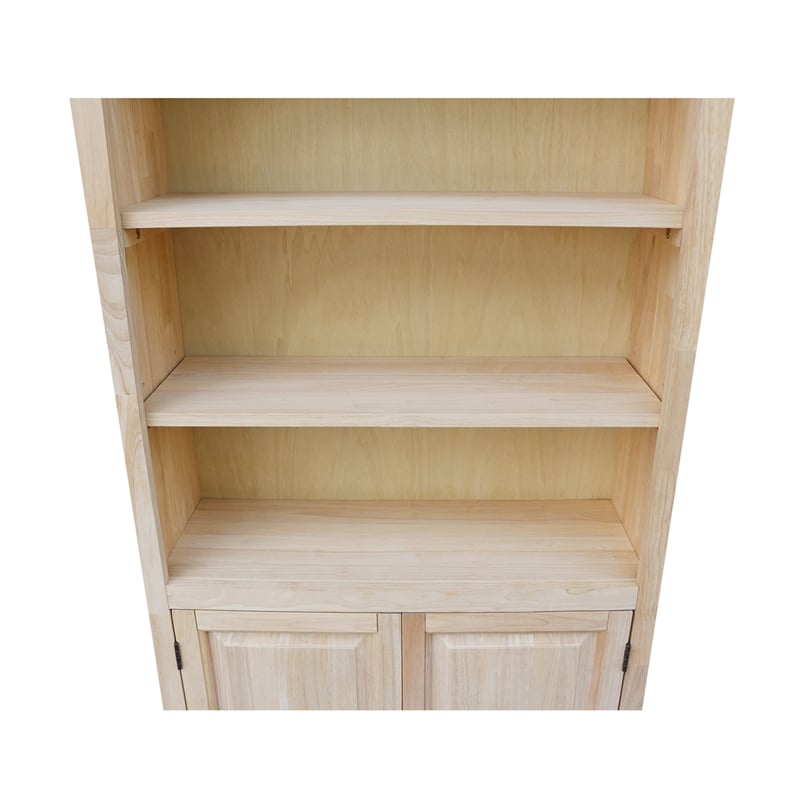 International Concepts Solid Wood Shaker Bookcase - 60