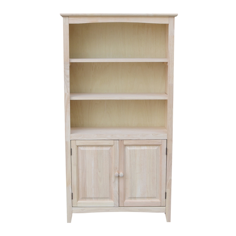 International Concepts Solid Wood Shaker Bookcase - 60