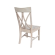 International Concepts Set of Two Avalon Dining Chairs - Unfinished