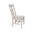 International Concepts Set of Two Avalon Dining Chairs - Unfinished