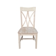 International Concepts Set of Two Avalon Dining Chairs - Unfinished