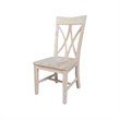 International Concepts Set of Two Avalon Dining Chairs - Unfinished