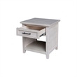 International Concepts Sanibel Solid Wood End Table in Macchiato