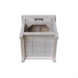 International Concepts Sanibel Solid Wood End Table in Macchiato