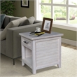 International Concepts Sanibel Solid Wood End Table in Macchiato