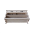 International Concepts Sanibel Solid Wood Sofa Table in Macchiato
