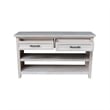 International Concepts Sanibel Solid Wood Sofa Table in Macchiato