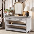 International Concepts Sanibel Solid Wood Sofa Table in Macchiato