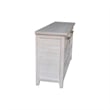 International Concepts Sanibel Solid Wood Sofa Table in Macchiato