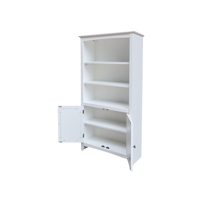 International Concepts Solid Wood Shaker Bookcase - 60