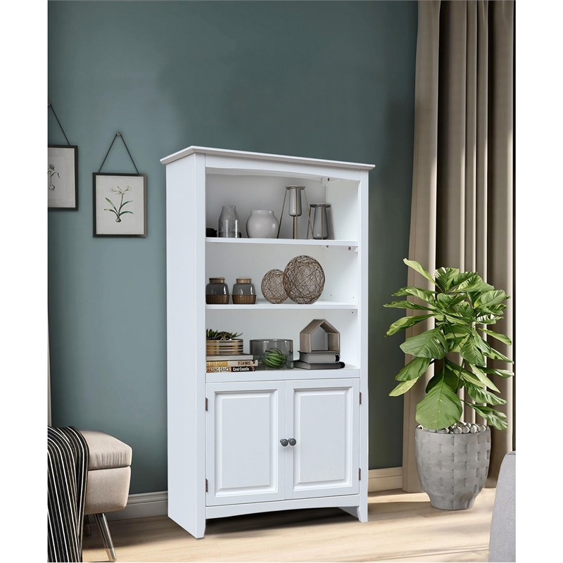 International Concepts Solid Wood Shaker Bookcase - 60