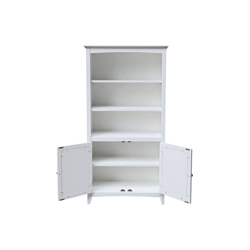 International Concepts Solid Wood Shaker Bookcase - 60