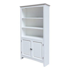 International Concepts Solid Wood Shaker Bookcase - 60&quotH