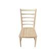 International Concepts Set of Two Solid Wood Haven Dining Chairs - Unfinished
