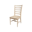 International Concepts Set of Two Solid Wood Haven Dining Chairs - Unfinished