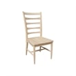 International Concepts Set of Two Solid Wood Haven Dining Chairs - Unfinished