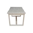 International Concepts Live Edge Solid Wood Coffee Table - Unfinished