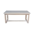 International Concepts Live Edge Solid Wood Coffee Table - Unfinished