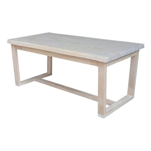 International Concepts Live Edge Solid Wood Coffee Table - Unfinished