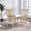 IC Solid Wood Verona Counter Height Dining Stool - 24
