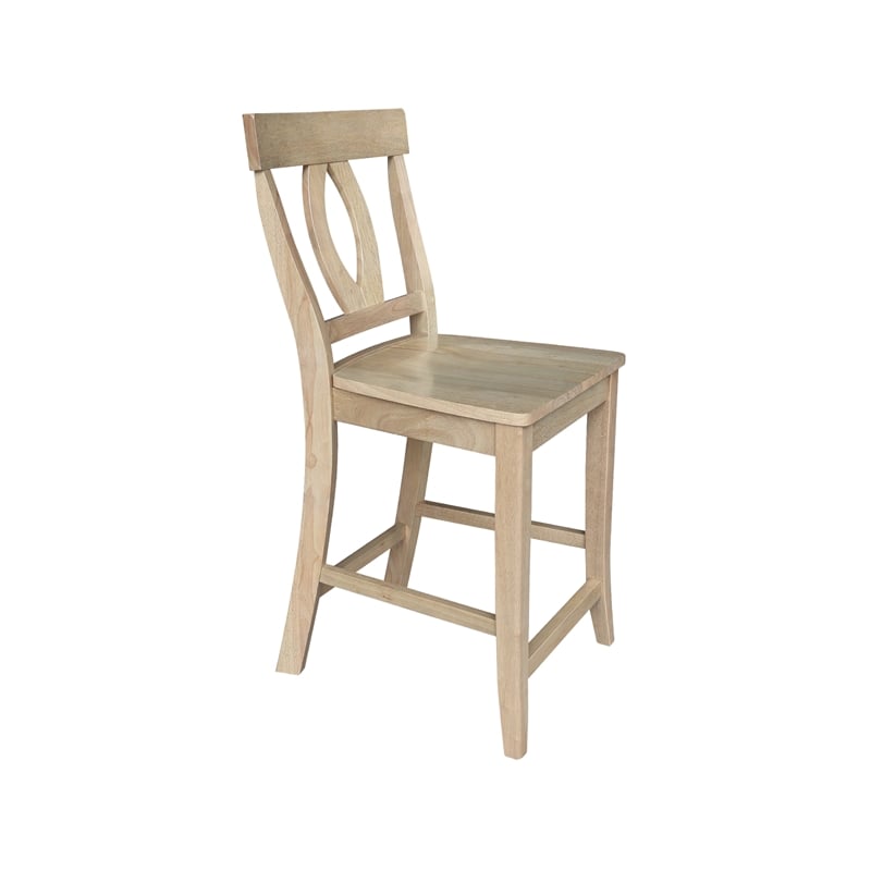 IC Solid Wood Verona Counter Height Dining Stool - 24