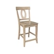 IC Solid Wood Verona Counter Height Dining Stool - 24