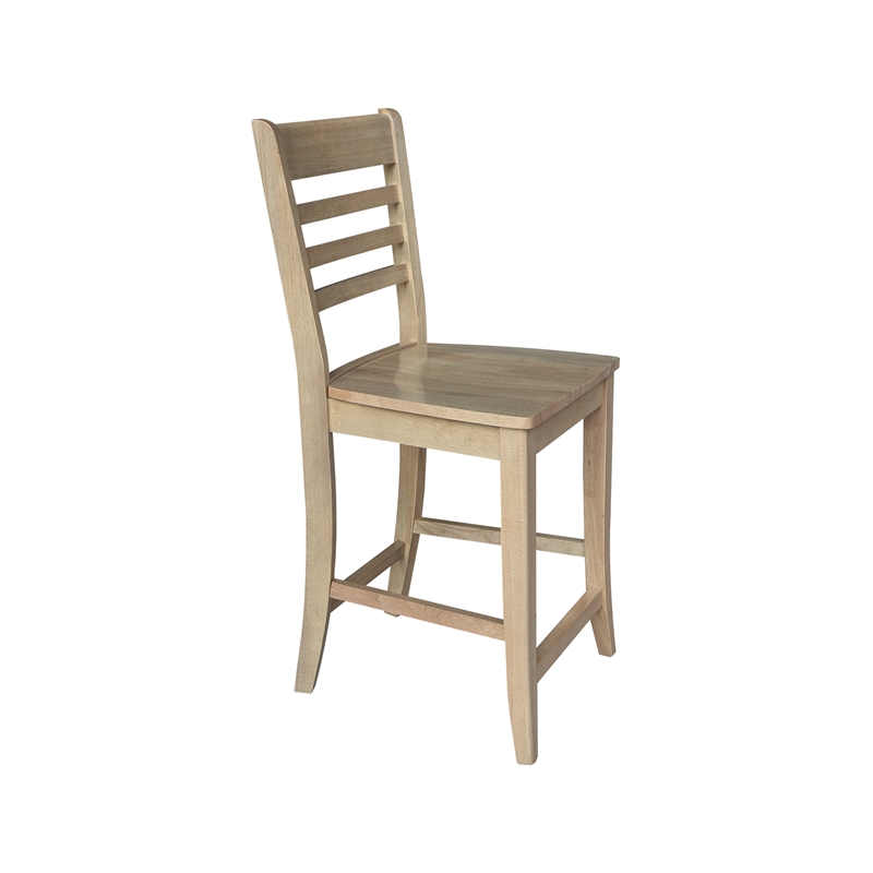 IC Solid Wood Roma Counter Height Dining Stool - 24