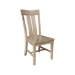 International Concepts IC Set of Two Ava Solid Wood Dining Chairs in Honey