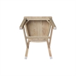 International Concepts IC Set of Two Ava Solid Wood Dining Chairs in Honey