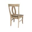 International Concepts IC Set of Two Verona Solid Wood Dining Chairs in Honey