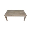 International Concepts Rectangular Solid Wood Shaker Coffee Table in Honey