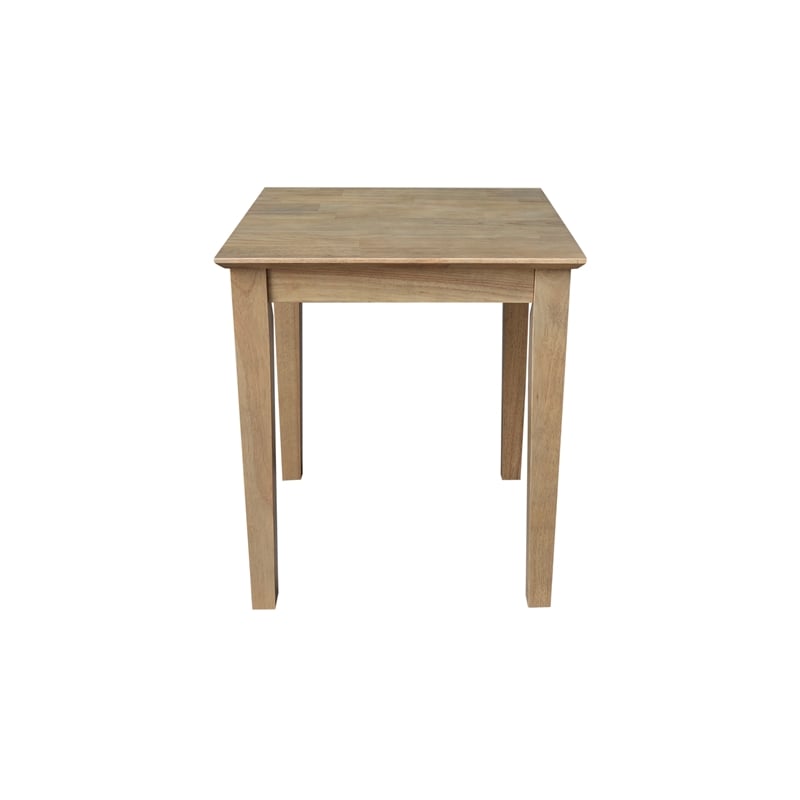 International Concepts Solid Wood Tall Shaker End Table in Honey