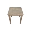 International Concepts Solid Wood Tall Shaker End Table in Honey