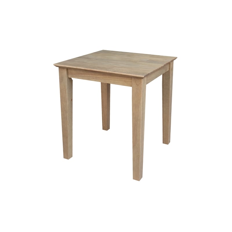 International Concepts Solid Wood Tall Shaker End Table in Honey