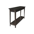 International Concepts Haven Solid Wood Sofa Table in Coal
