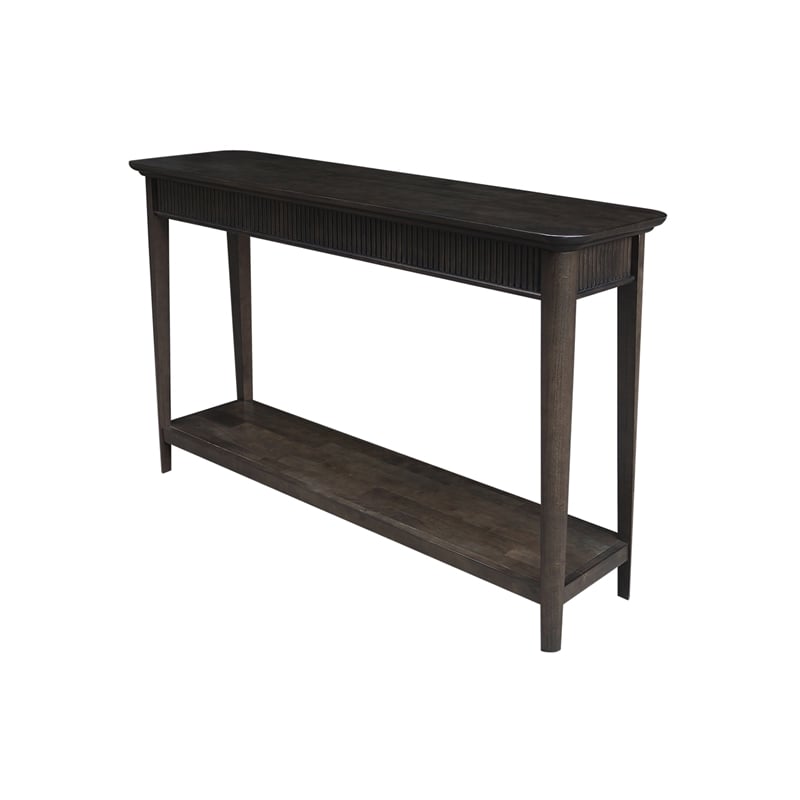 International Concepts Haven Solid Wood Sofa Table in Coal