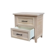 International Concepts Solid Wood 2 Drawer Nightstand