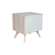 International Concepts Solid Wood 2Drawer Nightstand Unfinished